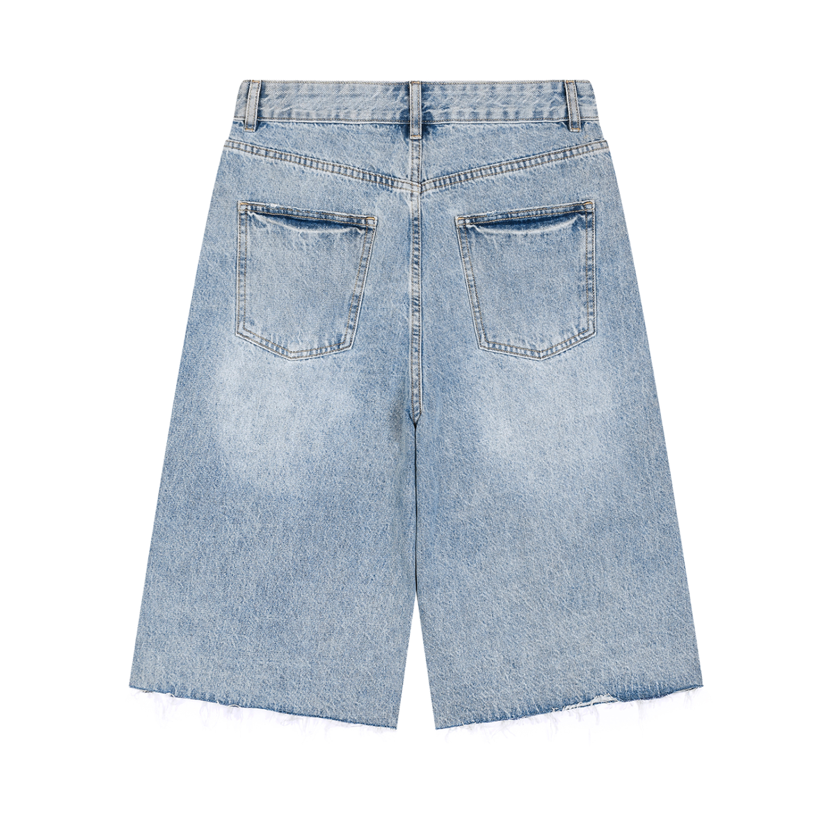 Delegated Cap Jean Shorts