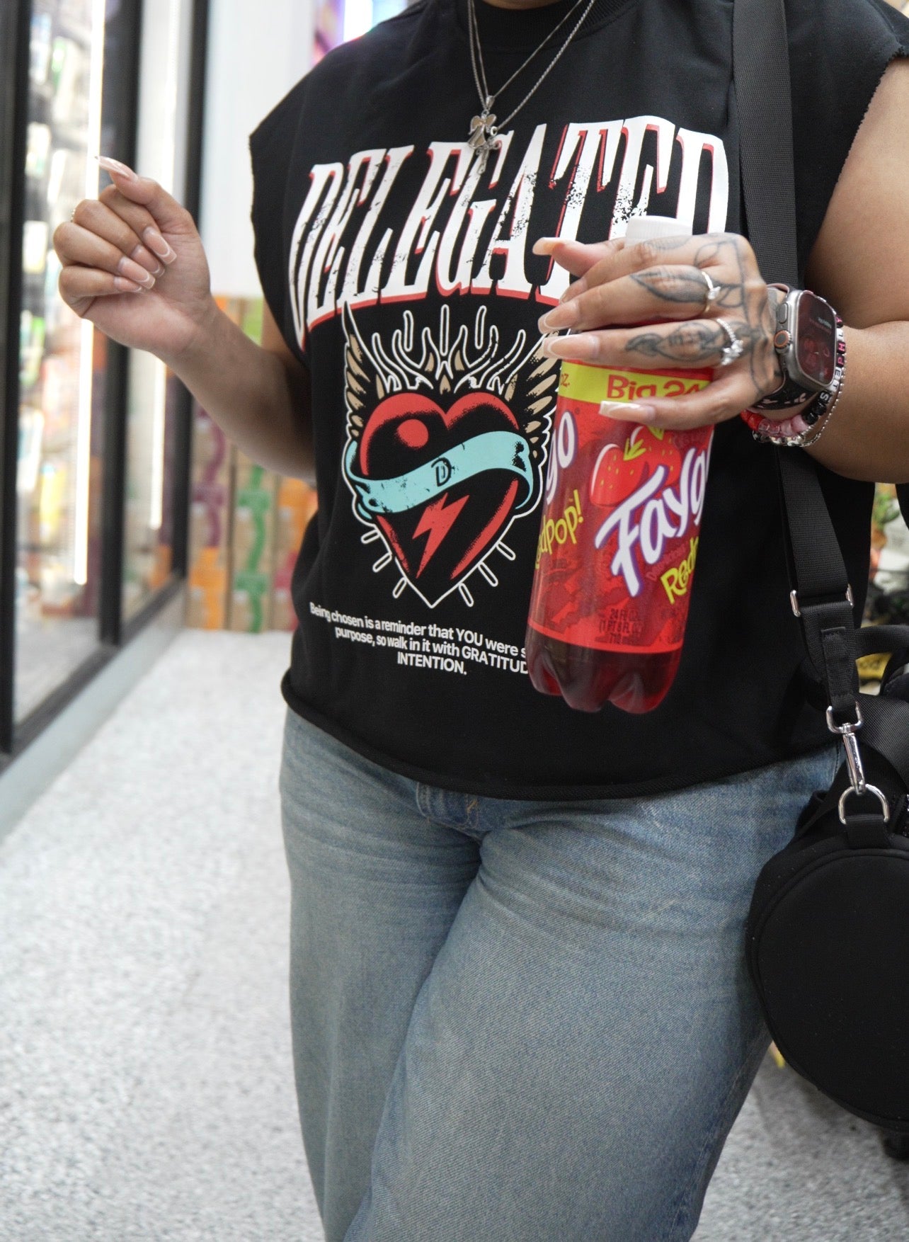 Concrete Rose Sleeveless Tee